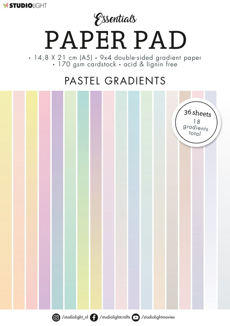 SL Essentials - paper pad double sided uni - #19 - Gradient pastels
