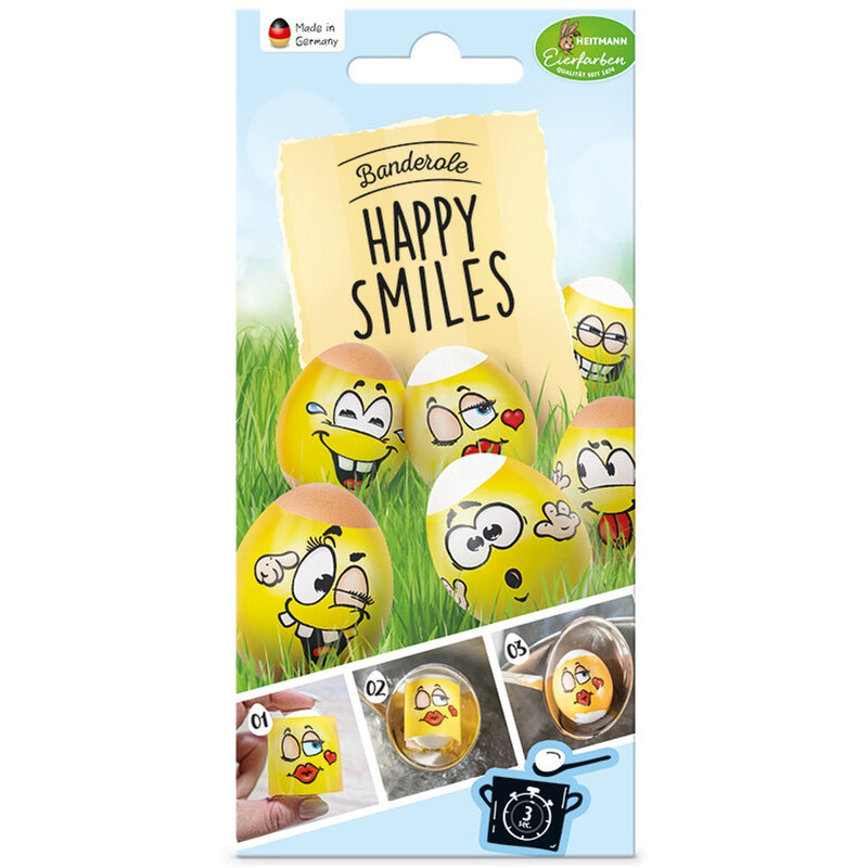 Paasei wikkels - 12 stuks - Happy Smiles
