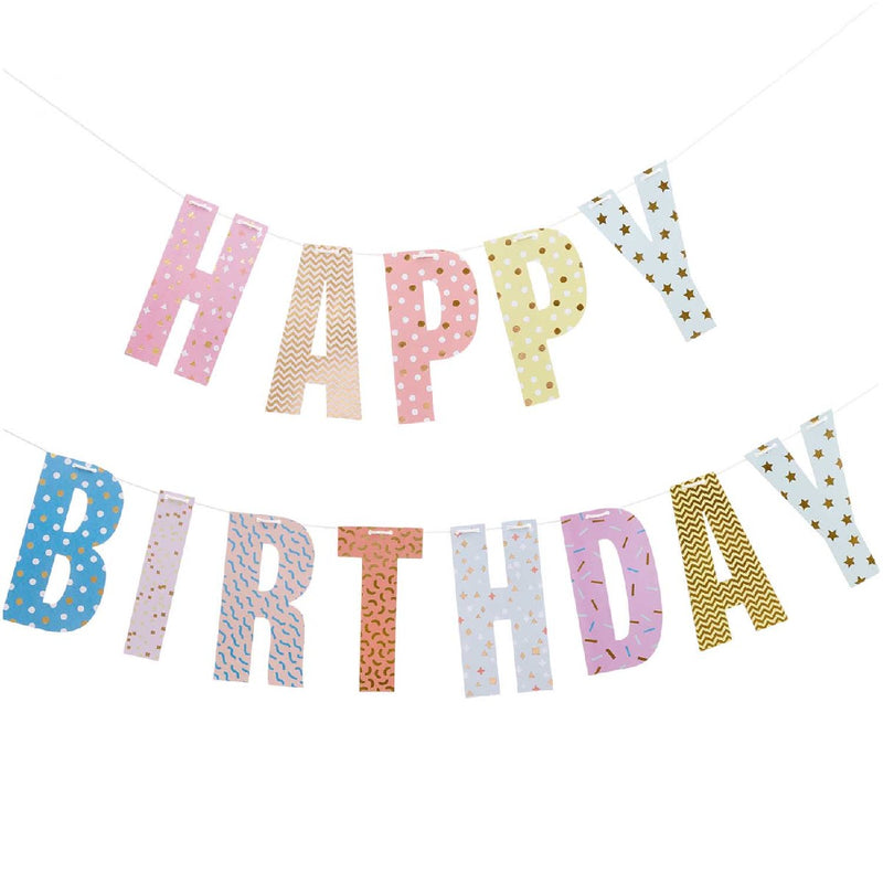 Slinger - papier - happy birthday