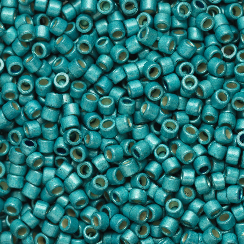 TOHO Treasure kralen - 11/0 - #PF569F metaalturquoise mat