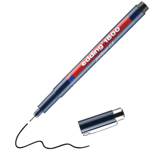 edding 1800 profipen - 0,5 mm - zwart