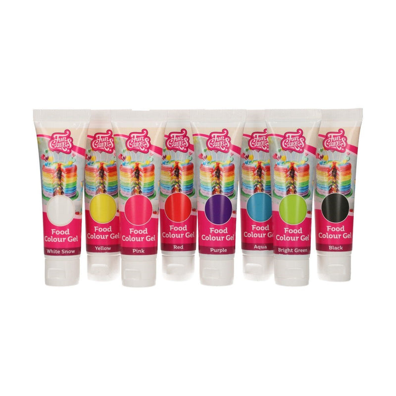 FunCakes FunColours food colour - gel - 8 stuks
