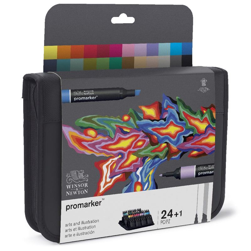 Winsor & Newton Promarker - 24+1 stuks - arts and illustration