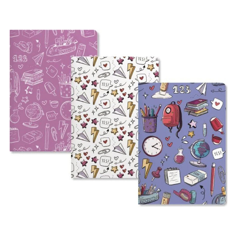 CreaChick schriften - A5 - 3 stuks