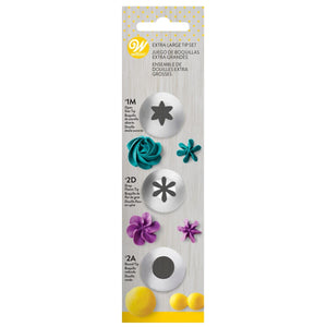 Wilton set XL spuitmondjes - #1M, #2D, #2A