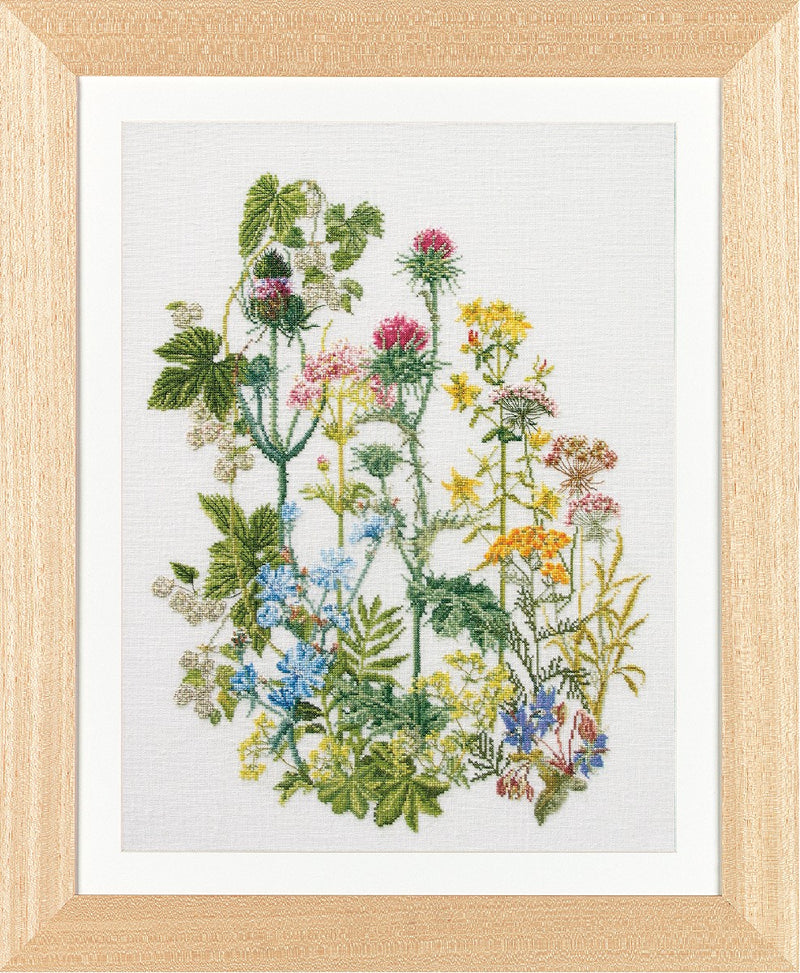Borduurkit herb panel
