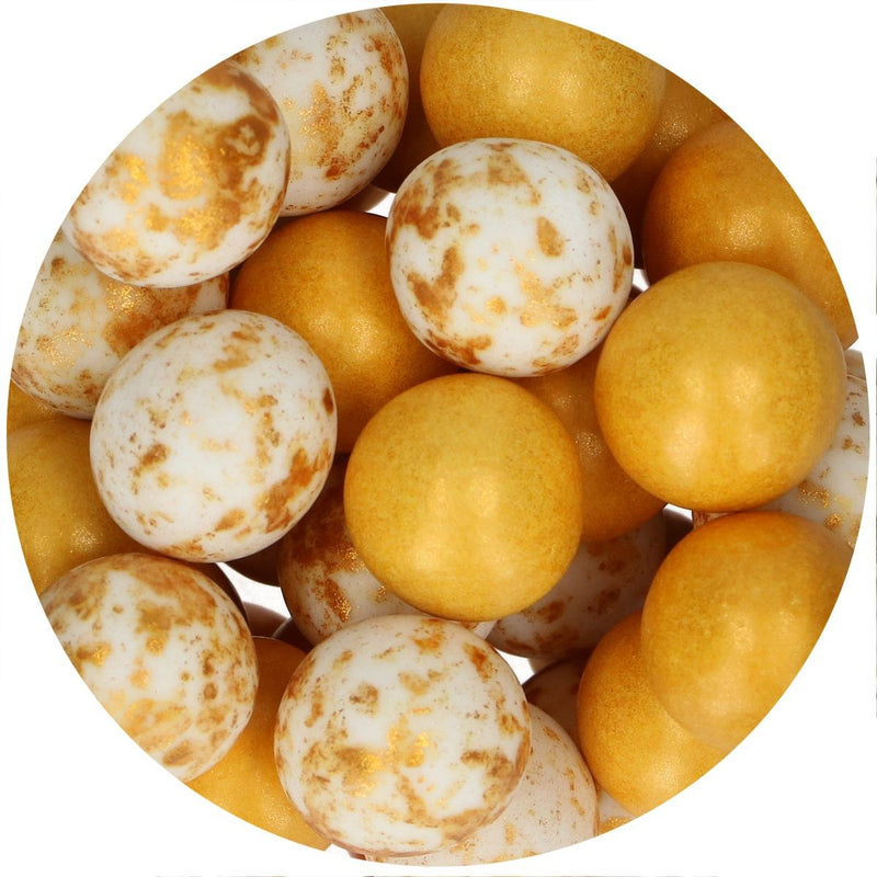 FunCakes Choco Crispy Balls - glamour gold