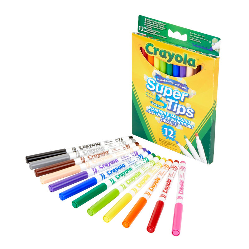 Crayola Supertips - 12 stuks