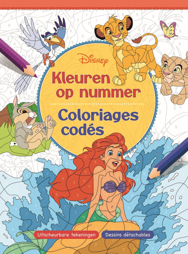 Kleurboek - Disney Kleuren op nummer