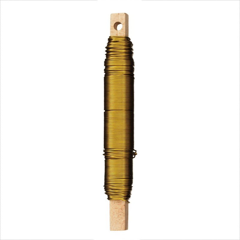 Wikkeldraad - 0,7 mm - 35 meter - goudkleurig