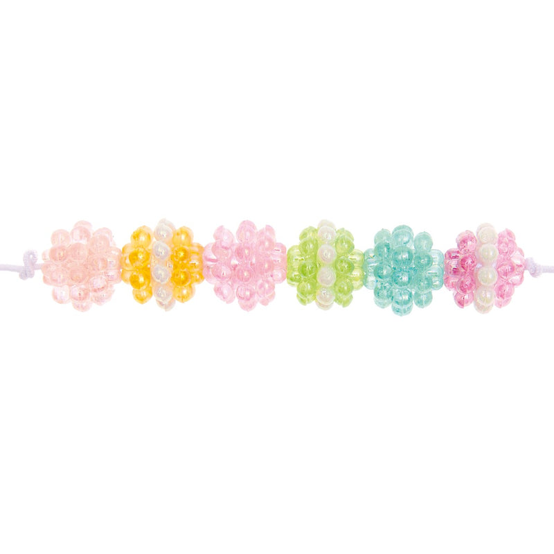 itoshii kralen - 10 mm/18 stuks - bubble pastel