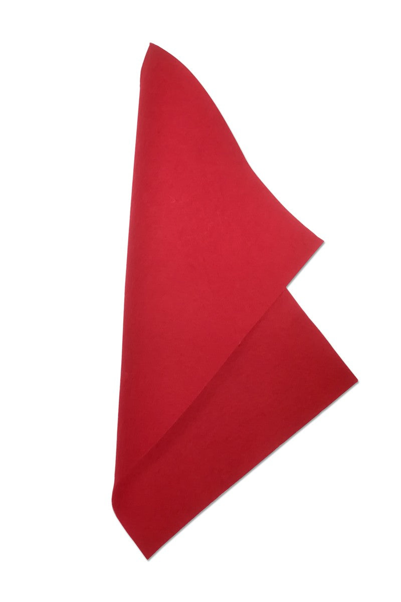 Wolvilt - 20x30 cm - rood