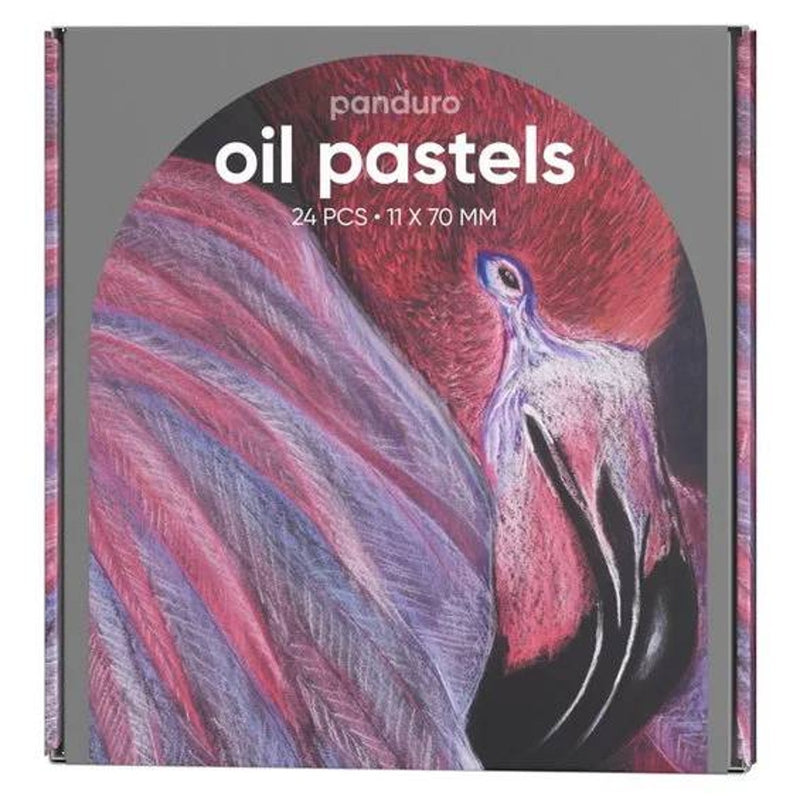 Panduro set oliepastelkrijt - 24 stuks