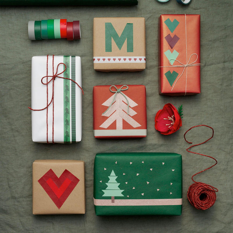 cadeautjes met paper tape