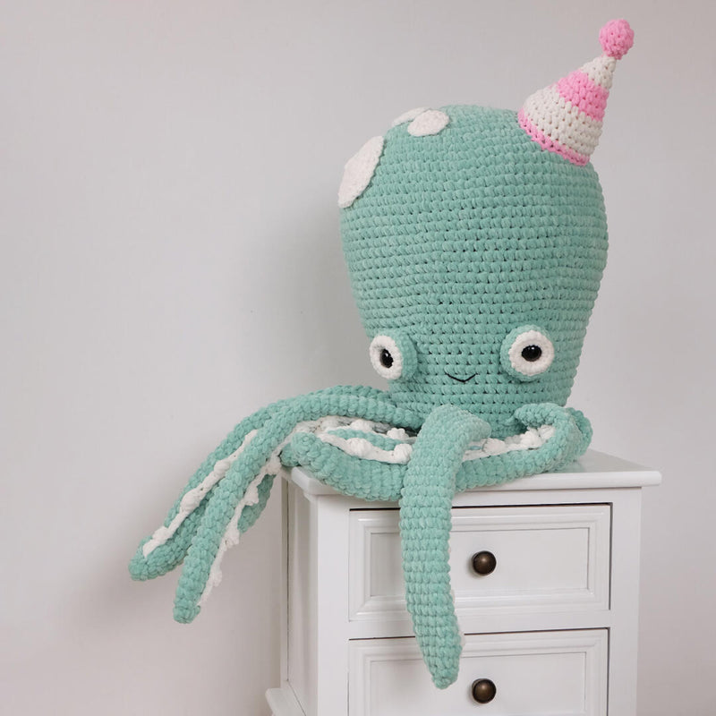 een Durable Velvet reuzenoctopus knuffel