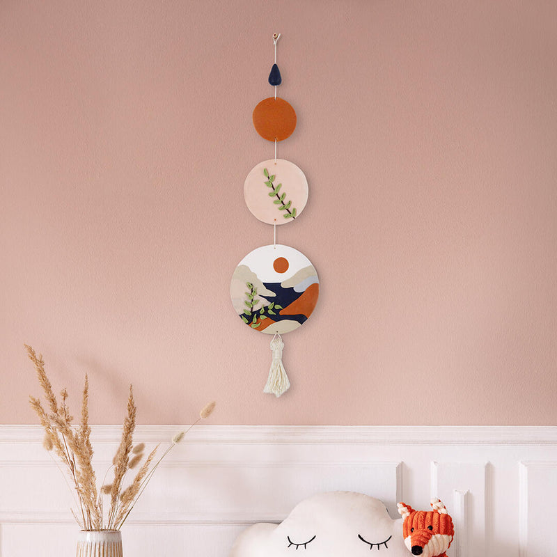 een FIMO landscape muurhanger