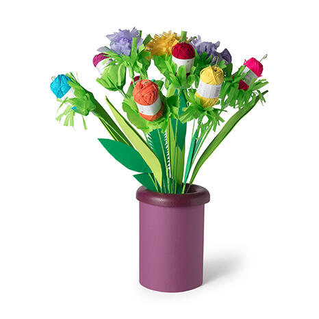 een vaasje "bloemen"