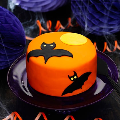 een halloween taart