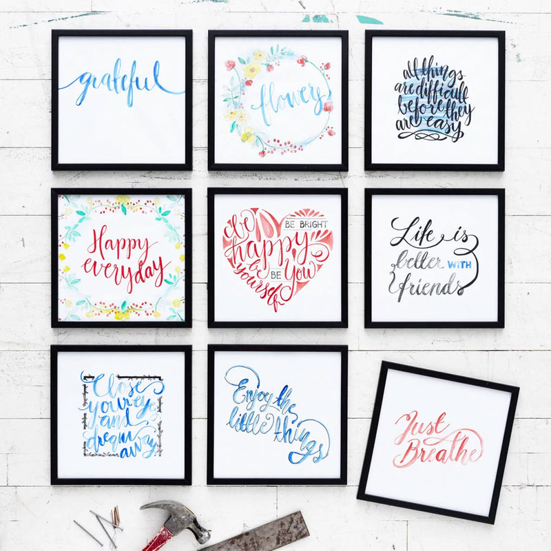 handlettering schilderijen