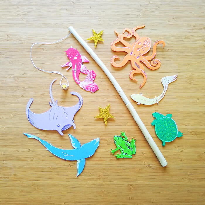 magneetspelletje met hobbyrubber