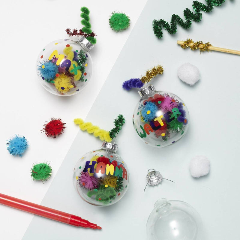 vrolijke kerstballen