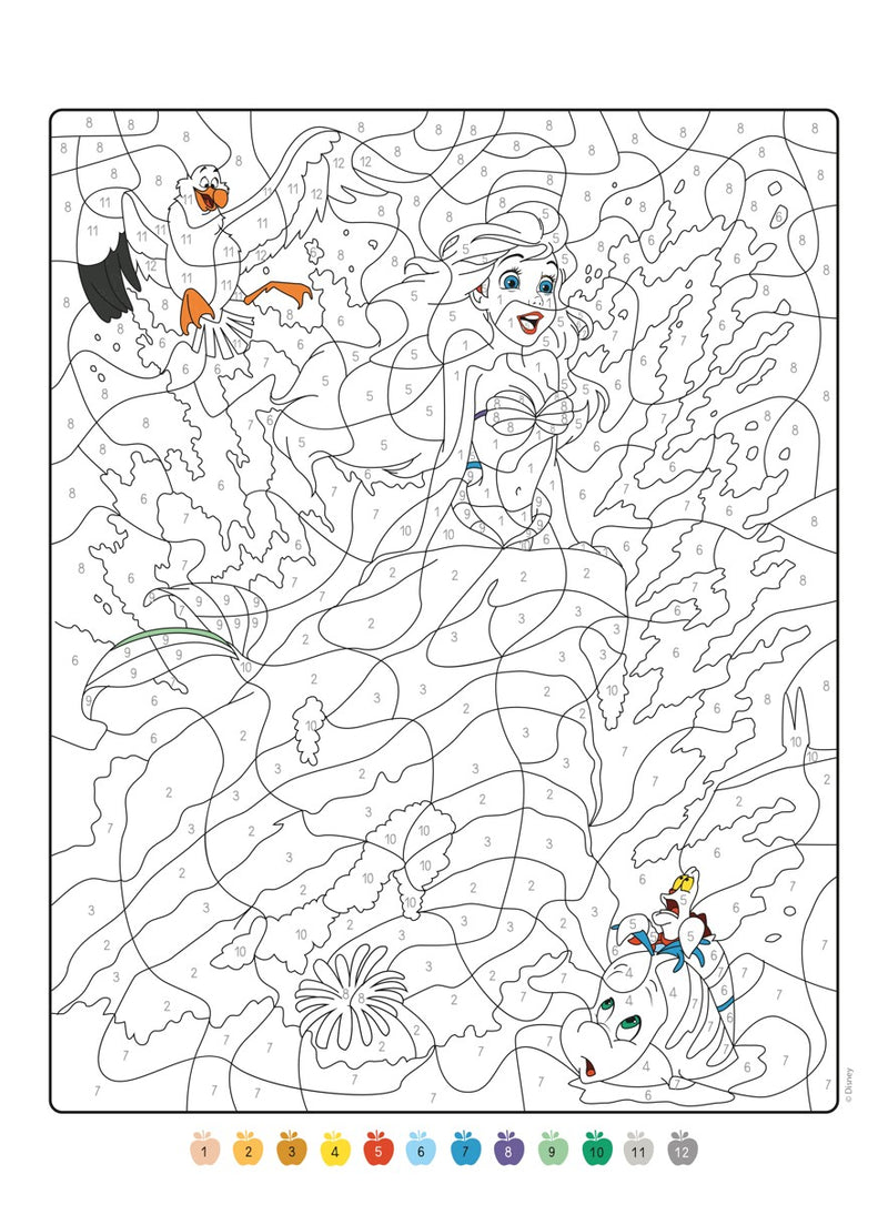 Kleurboek - Disney Kleuren op nummer