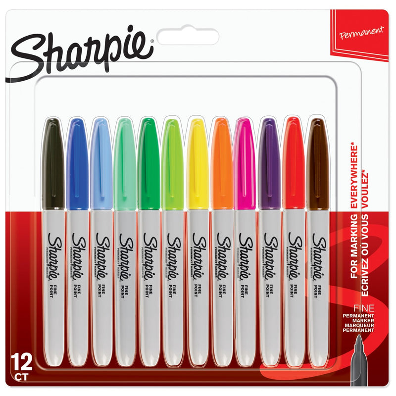 Sharpie permanent markers fijn 12 stuks