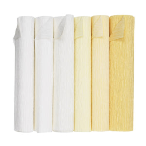 Crêpepapier set - 6 stuks - Ivory Dreams