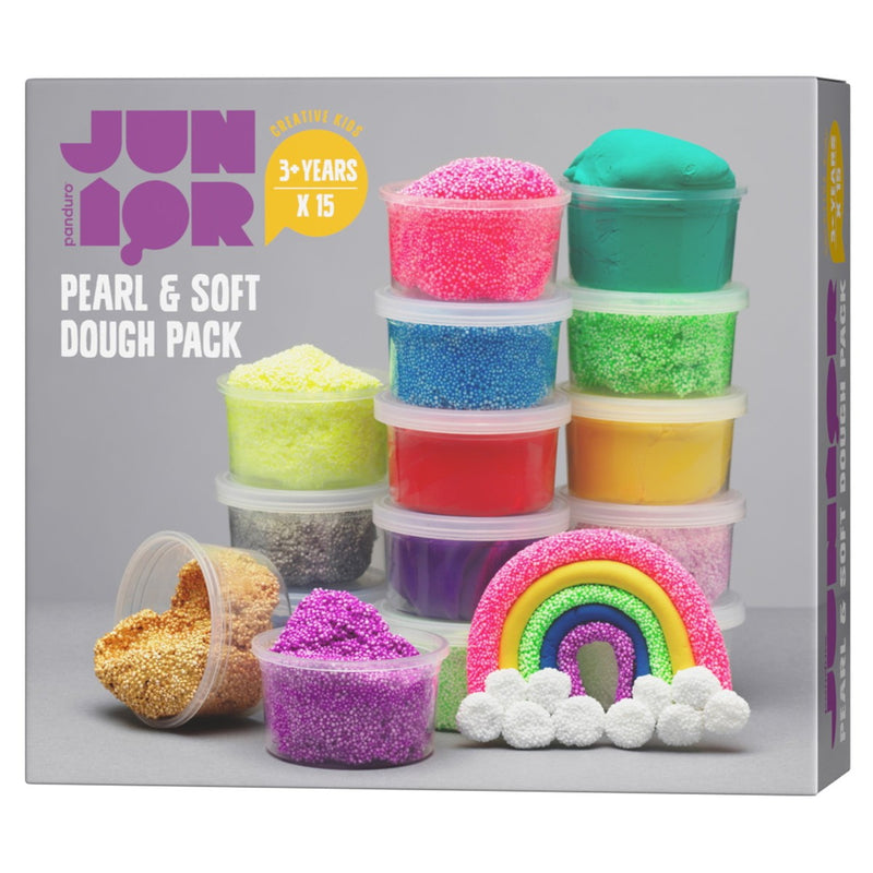 Panduro set foamklei en silkklei - 15 stuks