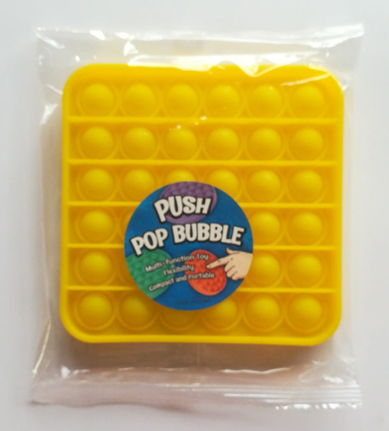 Pop It Bubbles - vierkant geel
