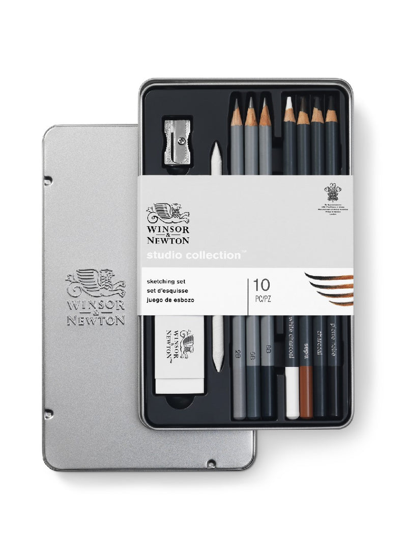 Winsor & Newton Studio - schets set - 10-delig