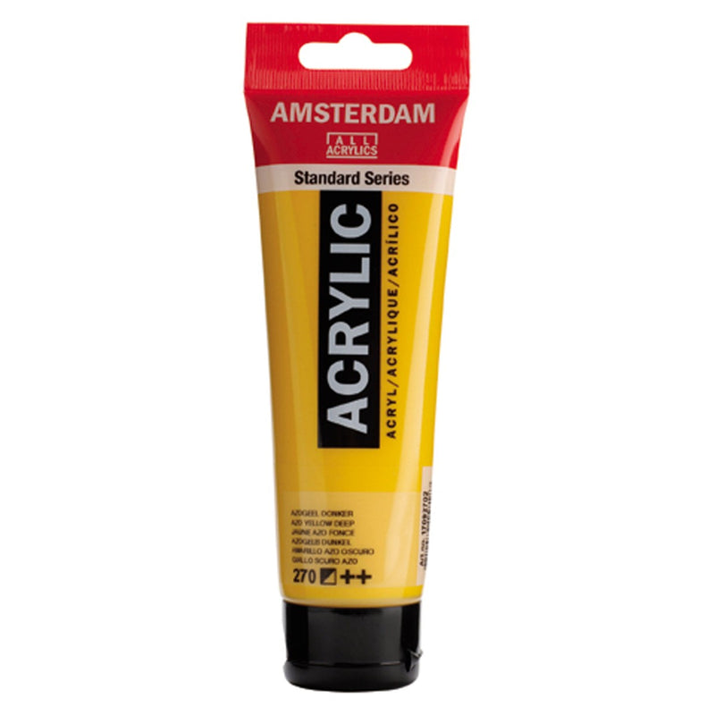Amsterdam acrylverf - 120 ml - azogeel donker 270