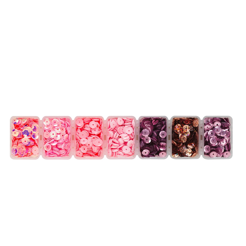 Pailletten - roze tinten