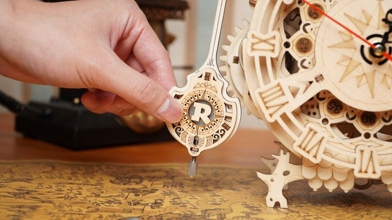 Robotime houten 3D puzzel - Owl Clock