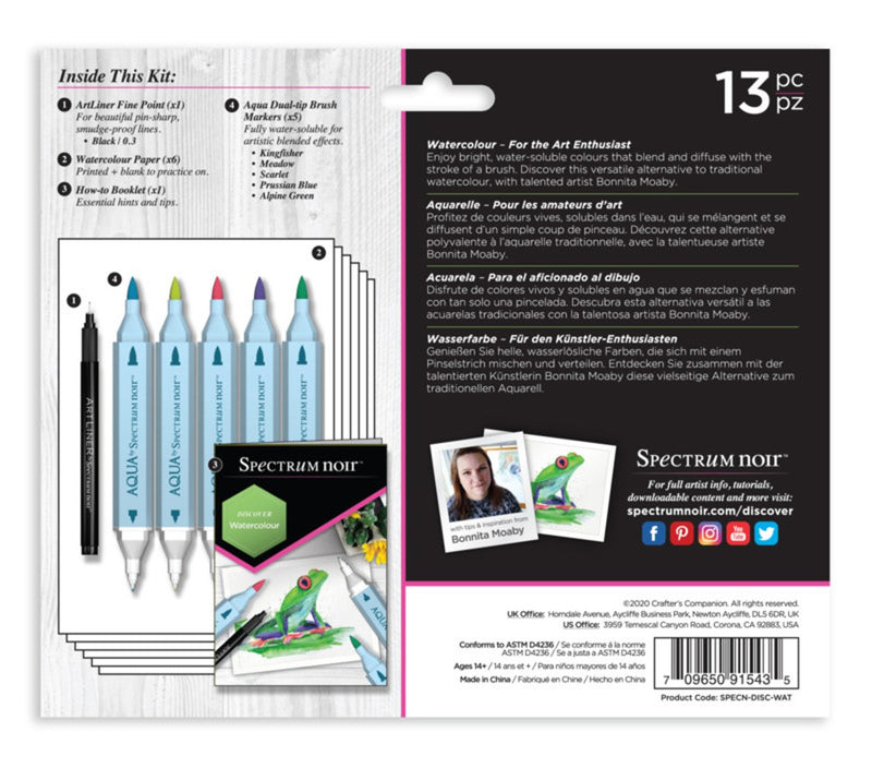 Spectrum Noir discovery kit - watercolour