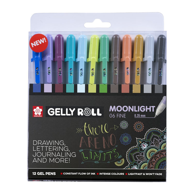 Sakura Gelly Roll set - Moonlight 06 Cosmos - 12 stuks