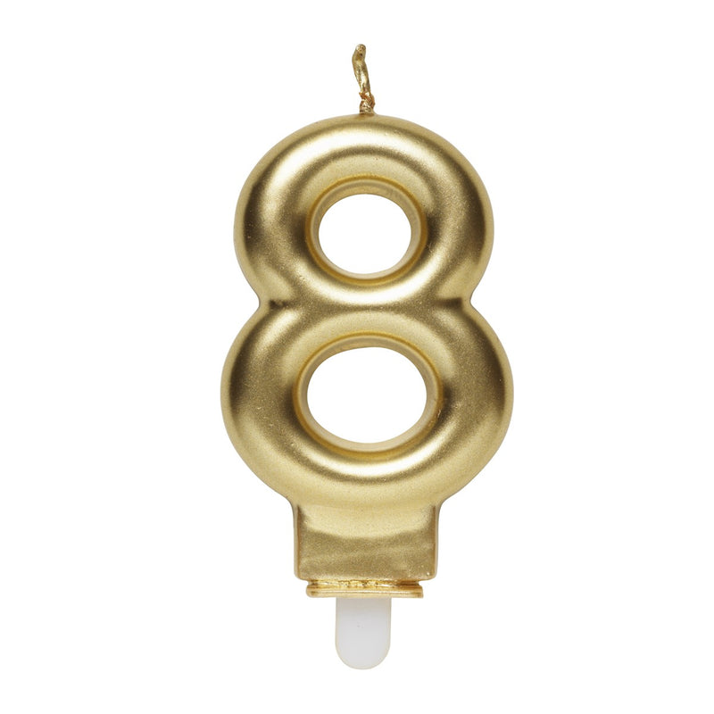 Cijferkaars - goud - 8