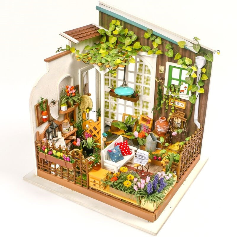 Robotime miniatuur DIY kit - Miller's Flower House