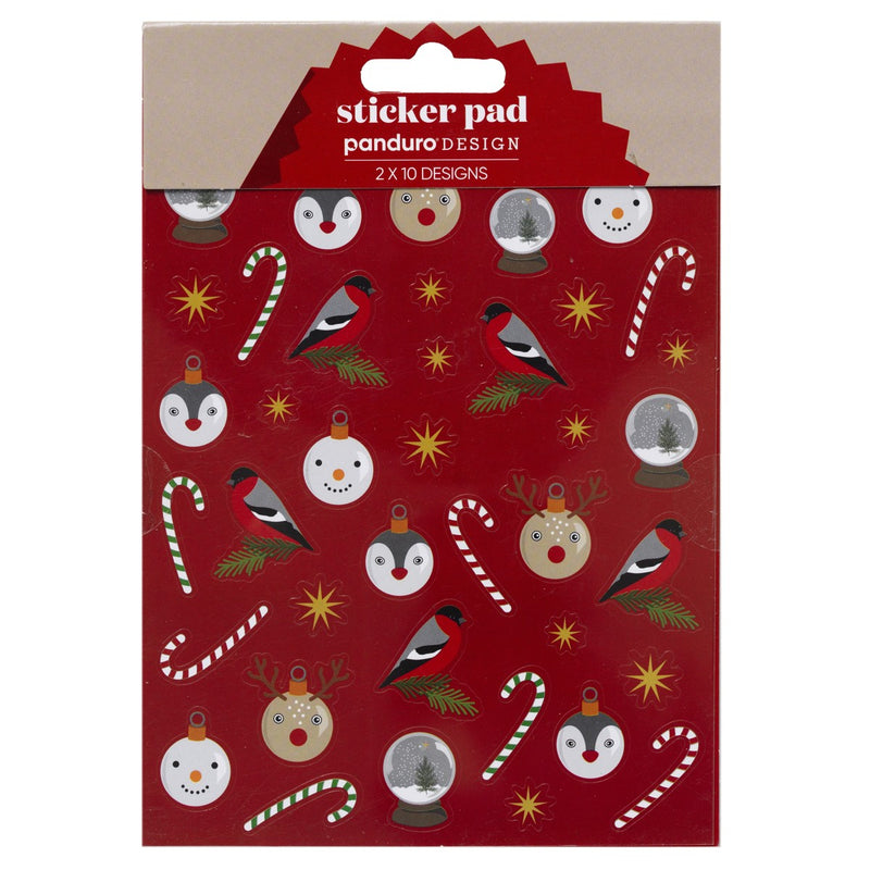 Panduro sticker pad - 16 vellen - Christmas