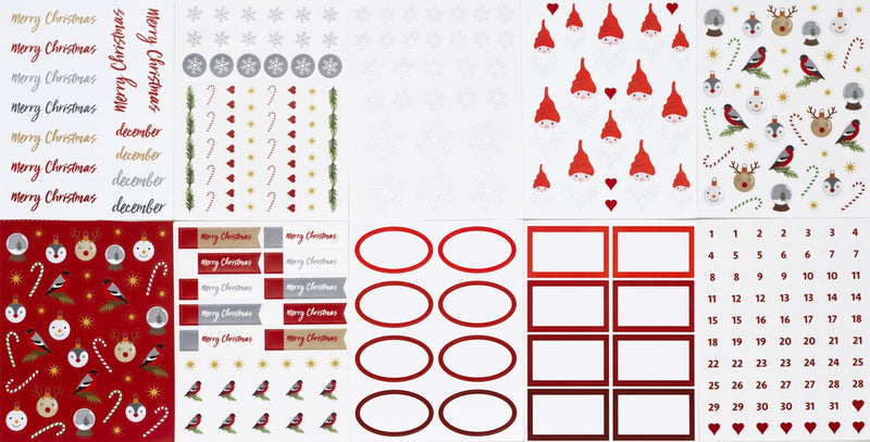 Panduro sticker pad - 16 vellen - Christmas