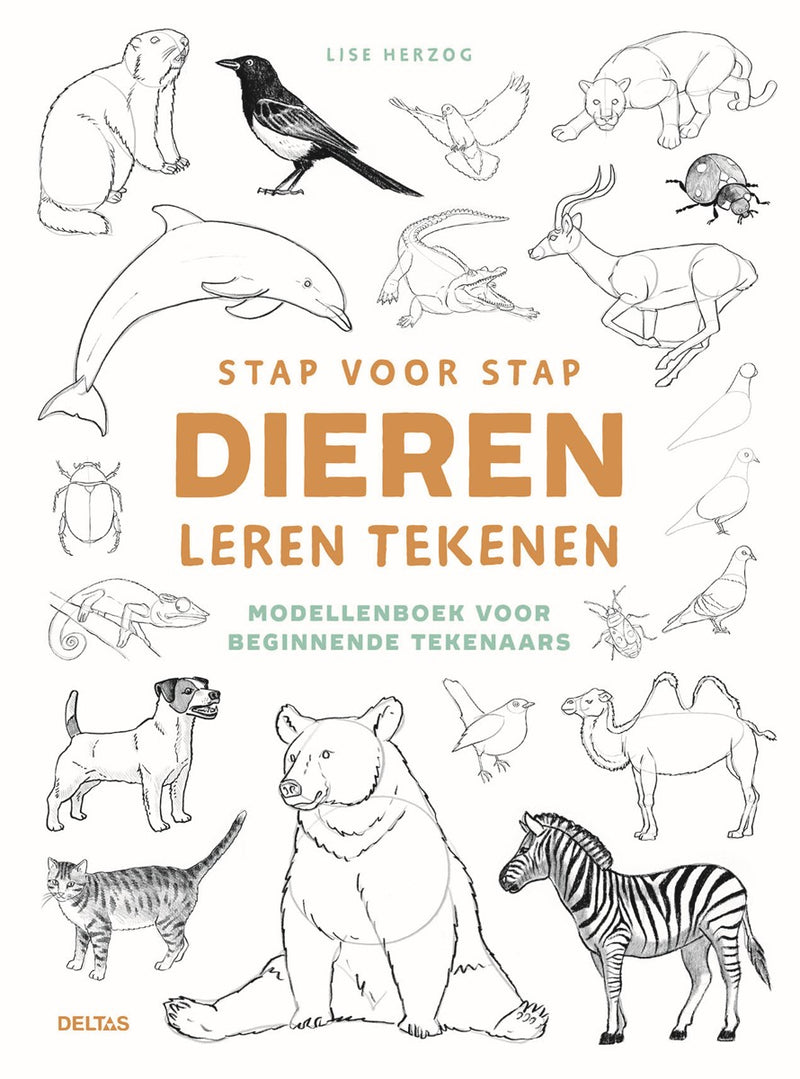 Boek - Stap voor stap dieren leren tekenen