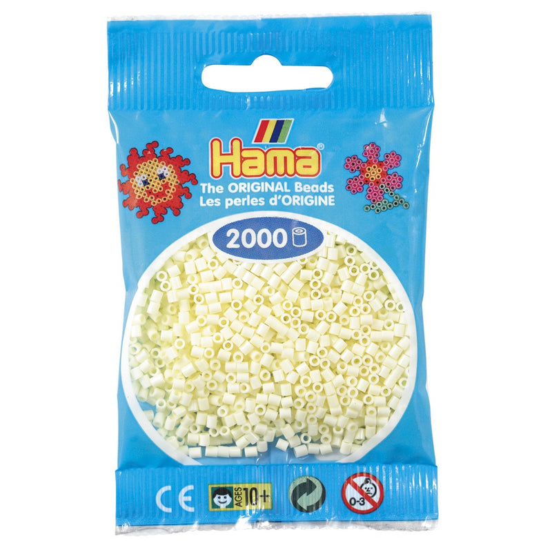 Hama Mini - strijkkralen - 2000 stuks - cream 02