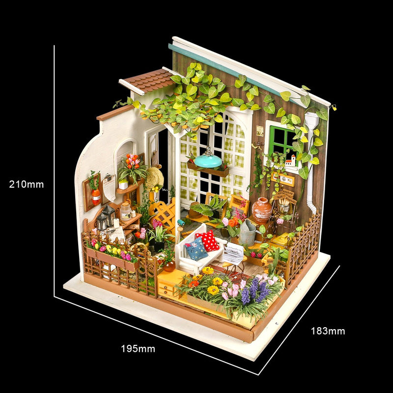 Robotime miniatuur DIY kit - Miller's Flower House