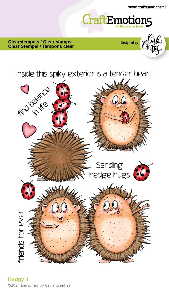 Clear stamps A6 - Hedgy 1 (EN)