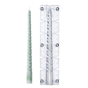 Kaarsen gietmal - 29 cm - gedraaide kaars