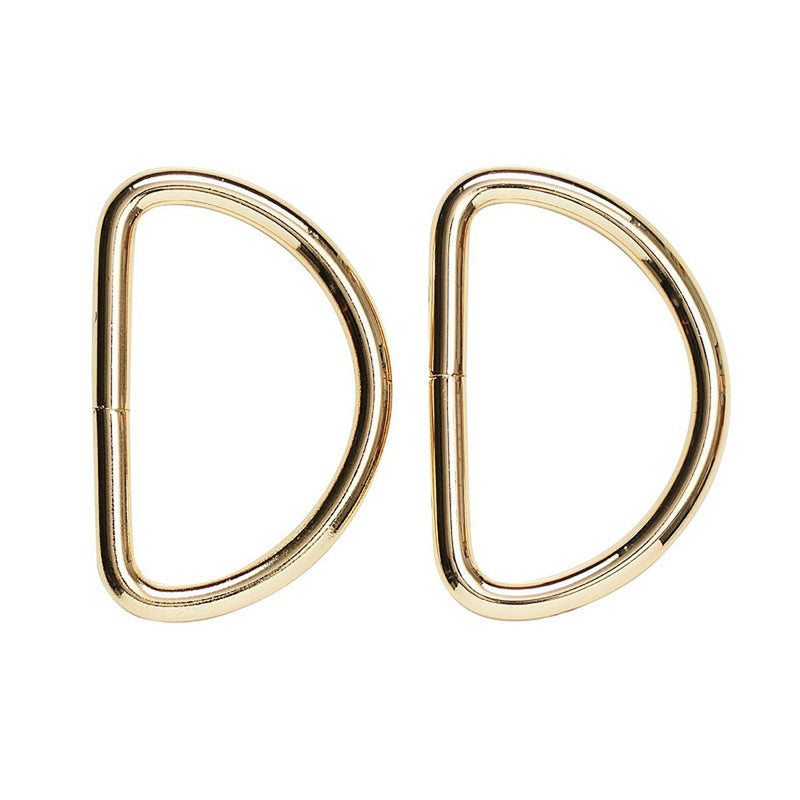D-ring metaal - 45 mm - goudkleurig