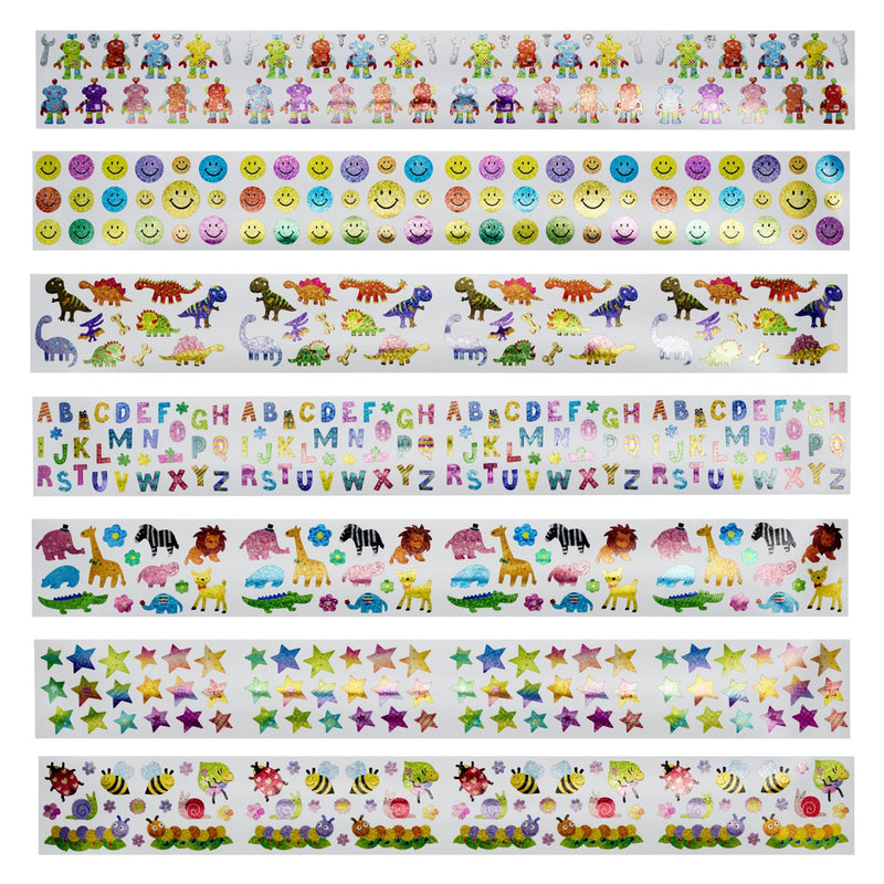 Sticker tube - 480 stuks - fantasie