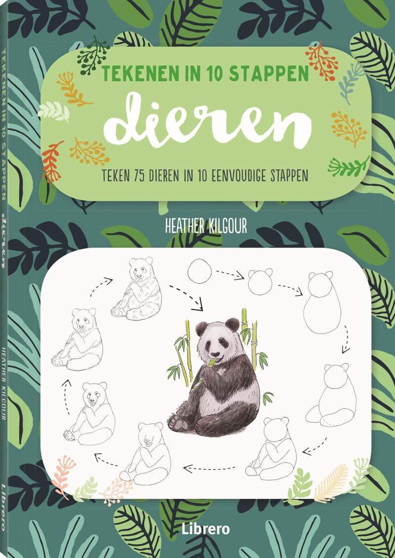 Boek - Tekenen in 10 Stappen - Dieren