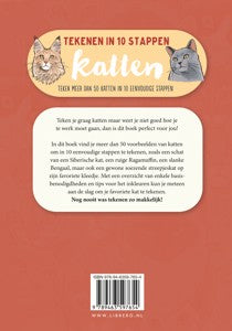 Boek - Tekenen in 10 Stappen - Katten