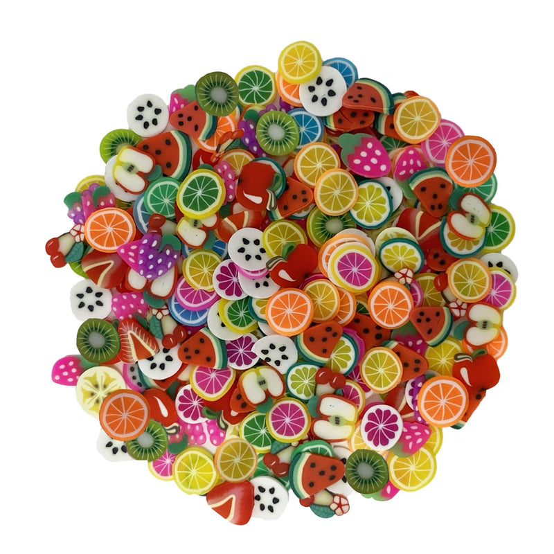 Clay confetti - fruit